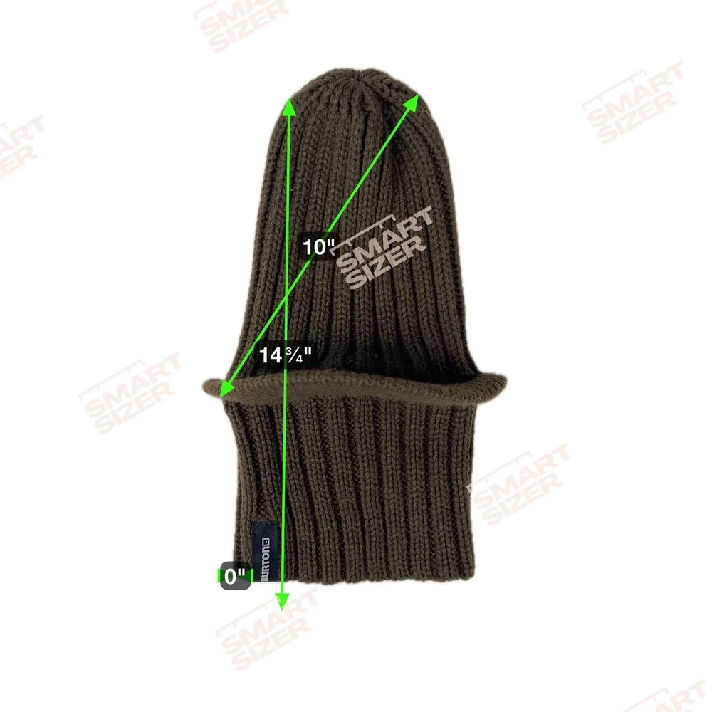 Burton Balaclava Ski Mask With Visor Knit‎ Brown Face Warmer Outdoor Snowboard